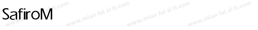 Safiro Medium字体转换